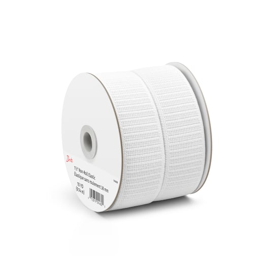 Dritz® 1.5" White Non-Roll Elastic